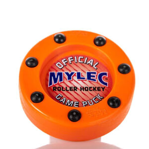 Mylec Inline Puk Mylec Off. Rollerhockey Game Bulk Orange, oranžová