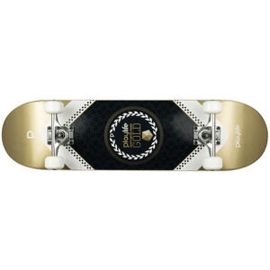 Powerslide Skateboard Playlife Heavy Metal Gold 31x8"