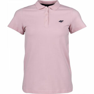 4F WOMEN´S T-SHIRT růžová S - Dámské polo tričko