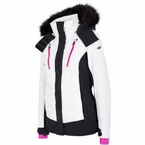 4F WOMEN'S SKI JACKET Dámská lyžařská bunda, bílá, velikost XS