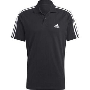 adidas ESSENTIALS POLO SHIRT Pánské polo tričko, černá, veľkosť M