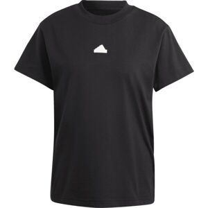 adidas EMBROIDERED T-SHIRT Dámské triko, černá, veľkosť L