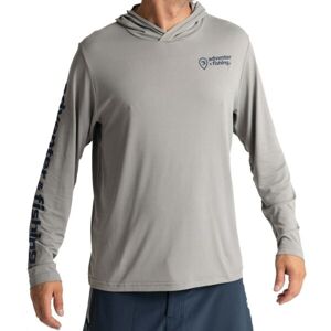 ADVENTER & FISHING Pánské funkční hooded UV tričko Pánské funkční hooded UV tričko, šedá, velikost S