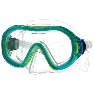 AQUOS BANJO JR Juniorská šnorchlovací maska, zelená, velikost UNI