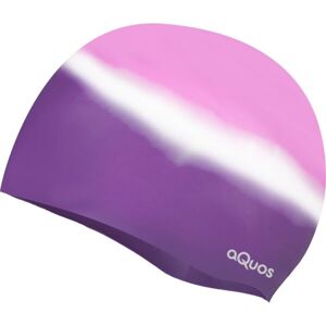 AQUOS COHO Plavecká čepice, fialová, velikost