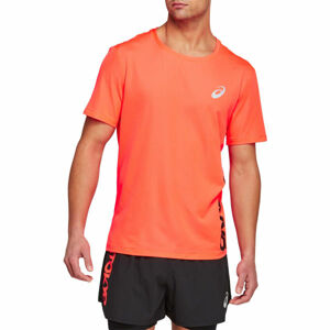 ASICS FUTURE TOKYO VENTILATE SS TOP Dámské běžecké triko, oranžová, velikost