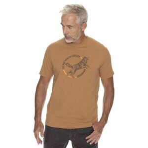 BUSHMAN DARWIN Pánské triko, hnědá, veľkosť L