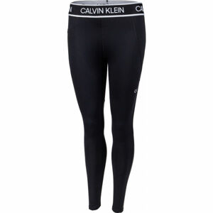 Calvin Klein FULL LENGTH TIGHT Dámské legíny, Černá,Bílá, velikost M