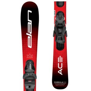 Elan FORMULA RED JRS + EL 4.5 GW Dětské sjezdové lyže, červená, velikost