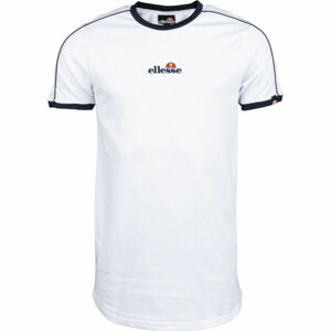 ELLESSE T-SHIRT RIESCO TEE Pánské tričko, Bílá,Černá, velikost