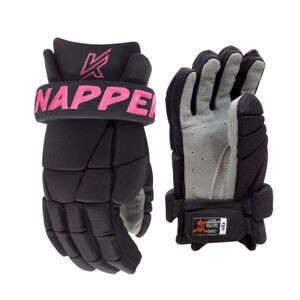 Knapper Dámské hokejbalové rukavice Knapper AK3 SR, Senior, černá-růžová, 13"