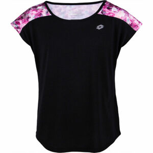 Lotto CHRENIA Dívčí sportovní triko, černá, veľkosť 164-170