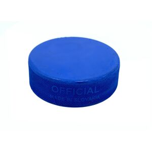 InGlasCo Hokejový puk modrý JR odlehčený tréninkový, modrá
