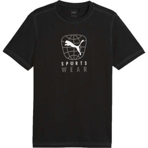 Puma BETTER SPORTSWEAR  TEE Pánské triko, černá, velikost