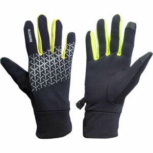 Runto CROSS Běžecké rukavice, černá, velikost XL/XXL