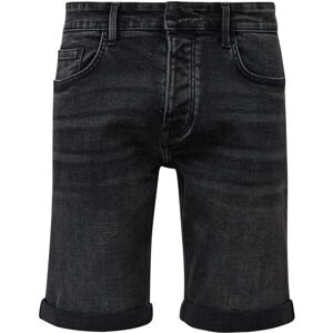 s.Oliver Q/S DENIM TROUSERS Pánské džínové šortky, černá, velikost