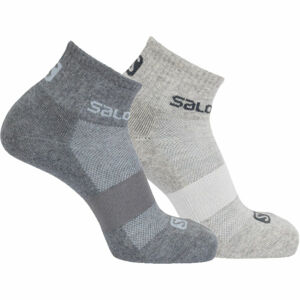 Salomon SOCKS EVASION 2-PACK Ponožky, Lososová,Žlutá,Černá, velikost S