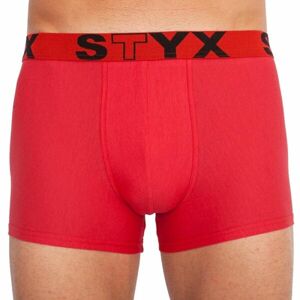 Styx MEN'S BOXERS SPORTS RUBBER Pánské boxerky, červená, veľkosť M
