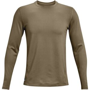 Under Armour TAC CREW CGI BASE Pánské tričko, hnědá, veľkosť XL
