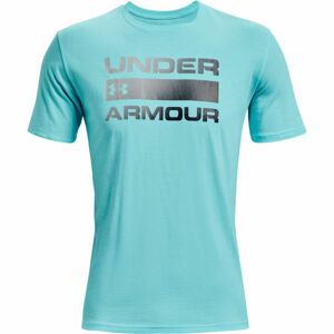 Under Armour UA TEAM ISSUE WORDMARK SS Pánské triko, tmavě modrá, velikost S