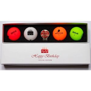 VOLVIK HAPPY BIRTHDAY PACK 4 ks Set golfových míčků, mix, velikost UNI
