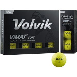 VOLVIK VIMAT 12 ks Golfové míčky, žlutá, velikost UNI