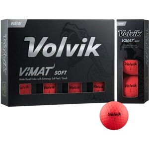 VOLVIK VIMAT 12 ks Golfové míčky, červená, velikost