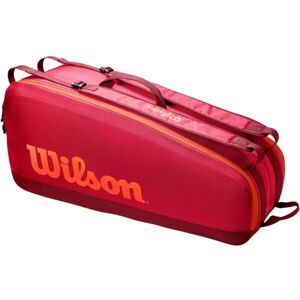 Wilson TOUR 6 Tenisová taška, červená, velikost UNI